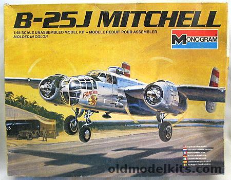 Monogram 1/48 B-25J  Mitchell - Or PBJ-1J US Navy, 5502 plastic model kit